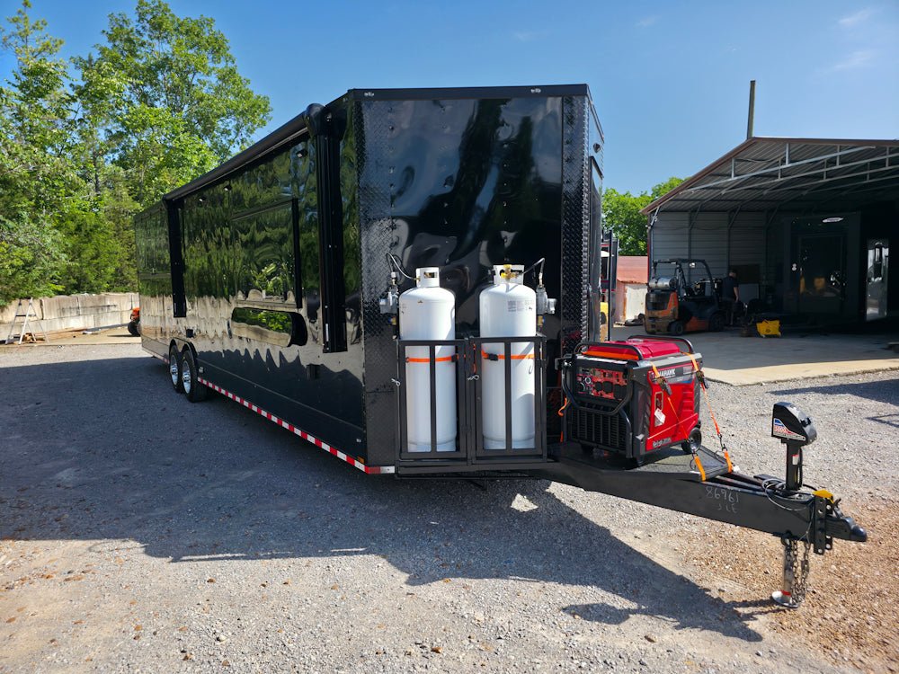 931-8.5-x-32-black-with-blackout-bbq-porch-concession-trailer-with-12ft-porch-47.jpg 8.5' X 32' Black With Blackout BBQ Porch Concession Trailer With 12ft Porch