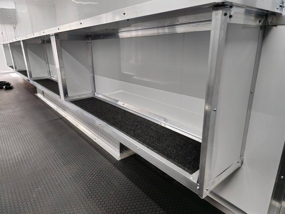 8.5' X 32' Blue Video Game Arcade Concession Trailer