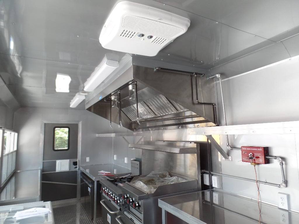 933-8.5-x-32-concession-black-bbq-food-trailer-with-appliances-11.jpg 8.5' x 32' Concession Black BBQ Food Trailer With Appliances