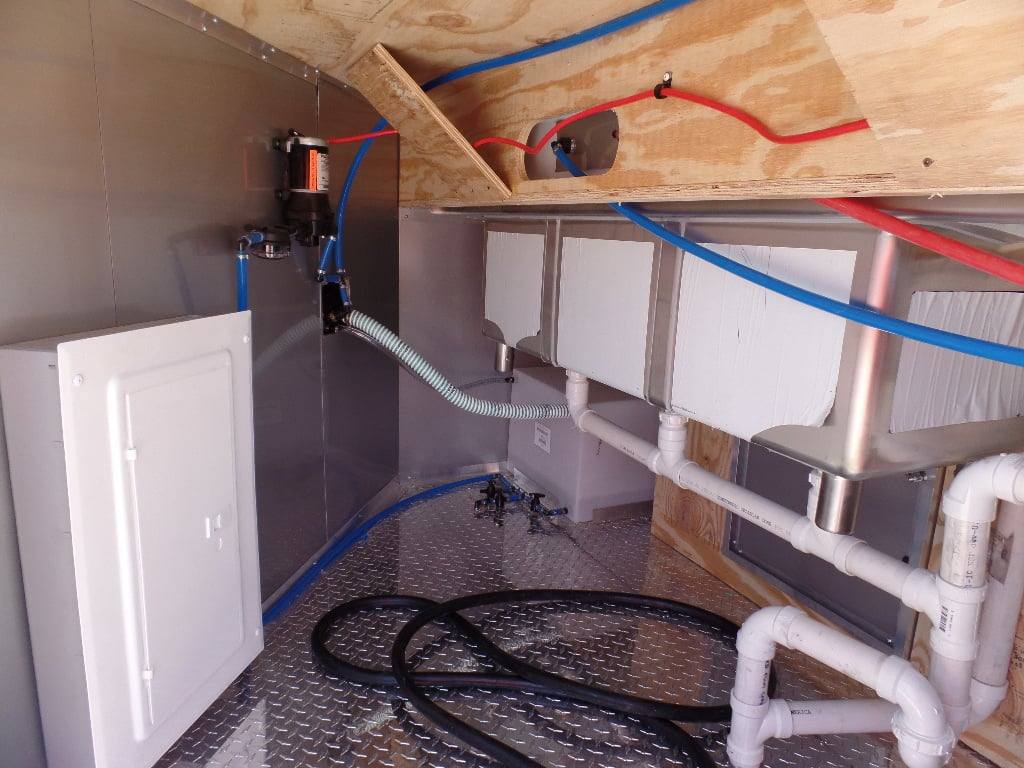 933-8.5-x-32-concession-black-bbq-food-trailer-with-appliances-12.jpg 8.5' x 32' Concession Black BBQ Food Trailer With Appliances