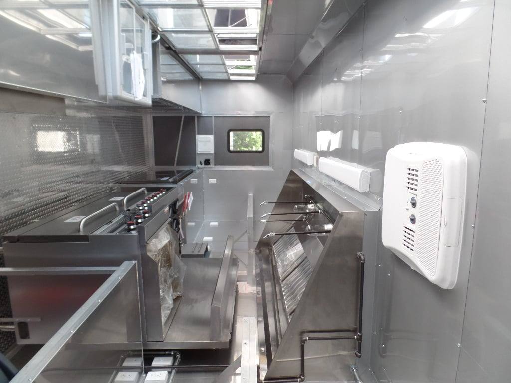 933-8.5-x-32-concession-black-bbq-food-trailer-with-appliances-16.jpg 8.5' x 32' Concession Black BBQ Food Trailer With Appliances