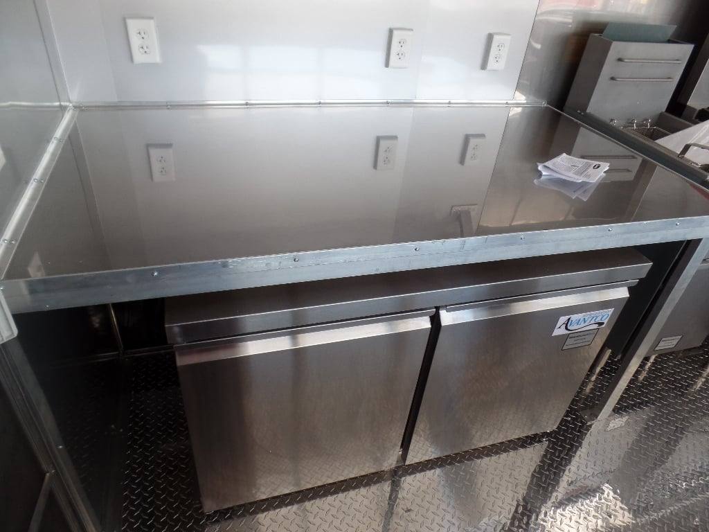 933-8.5-x-32-concession-black-bbq-food-trailer-with-appliances-2.jpg 8.5' x 32' Concession Black BBQ Food Trailer With Appliances