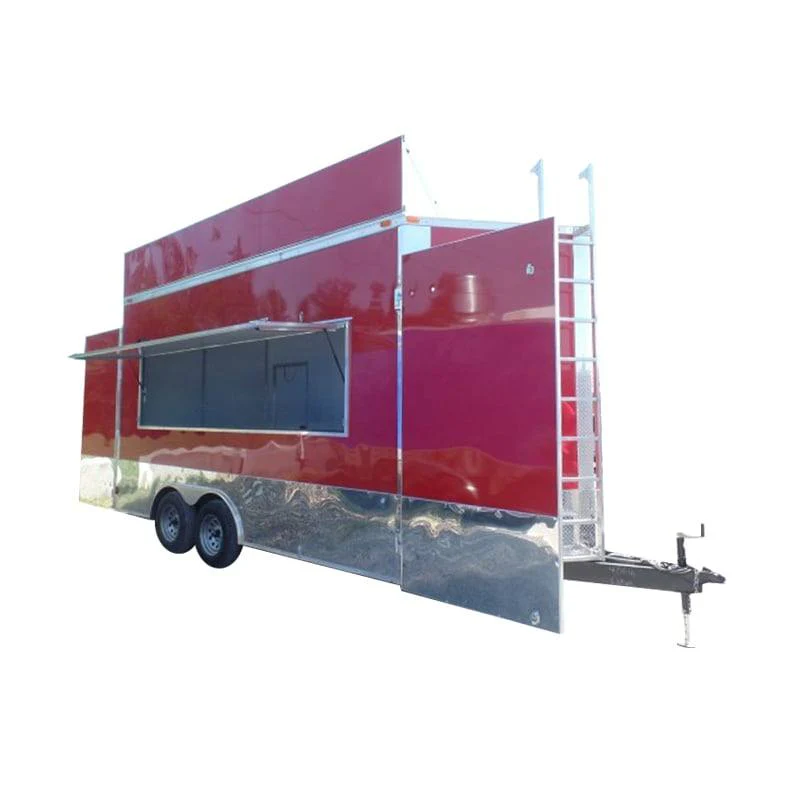 94-8.5-x-16-concession-food-event-catering-trailer-red-1.webp 8.5' x 16' Concession Food Event Catering Trailer Red
