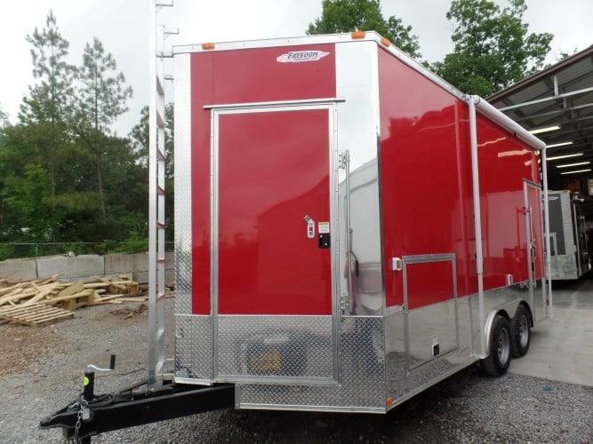 94-8.5-x-16-concession-food-event-catering-trailer-red-15.jpg 8.5' x 16' Concession Food Event Catering Trailer Red