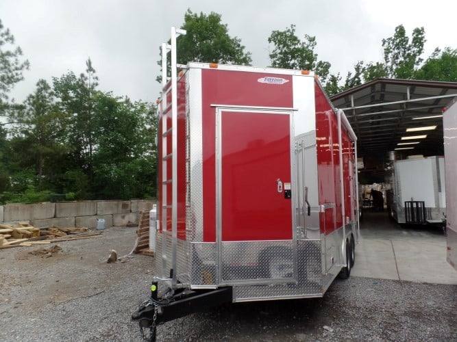 94-8.5-x-16-concession-food-event-catering-trailer-red-26.jpg 8.5' x 16' Concession Food Event Catering Trailer Red
