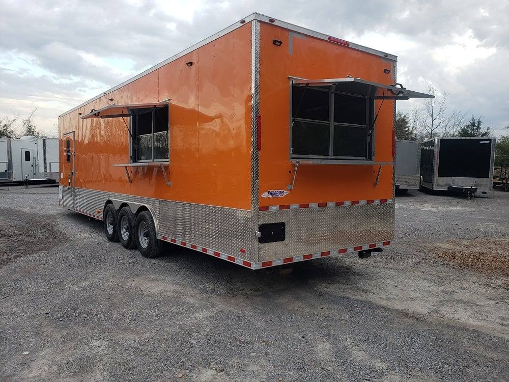 940-8.5-x-32-orange-catering-food-vending-concession-trailer-10.jpg 8.5' x 32' Orange Catering Food Vending Concession Trailer