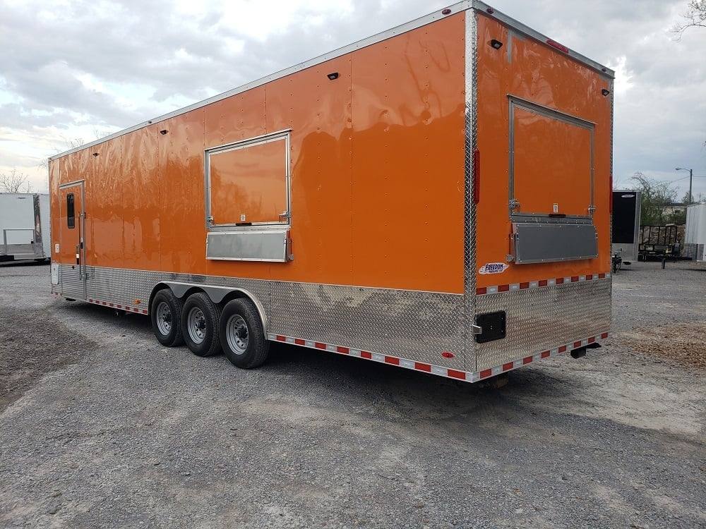 940-8.5-x-32-orange-catering-food-vending-concession-trailer-7.jpg 8.5' x 32' Orange Catering Food Vending Concession Trailer