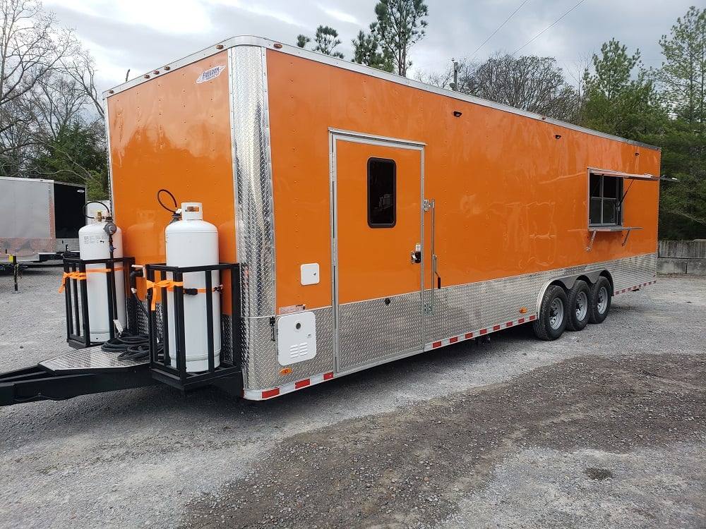 940-8.5-x-32-orange-catering-food-vending-concession-trailer-9.jpg 8.5' x 32' Orange Catering Food Vending Concession Trailer