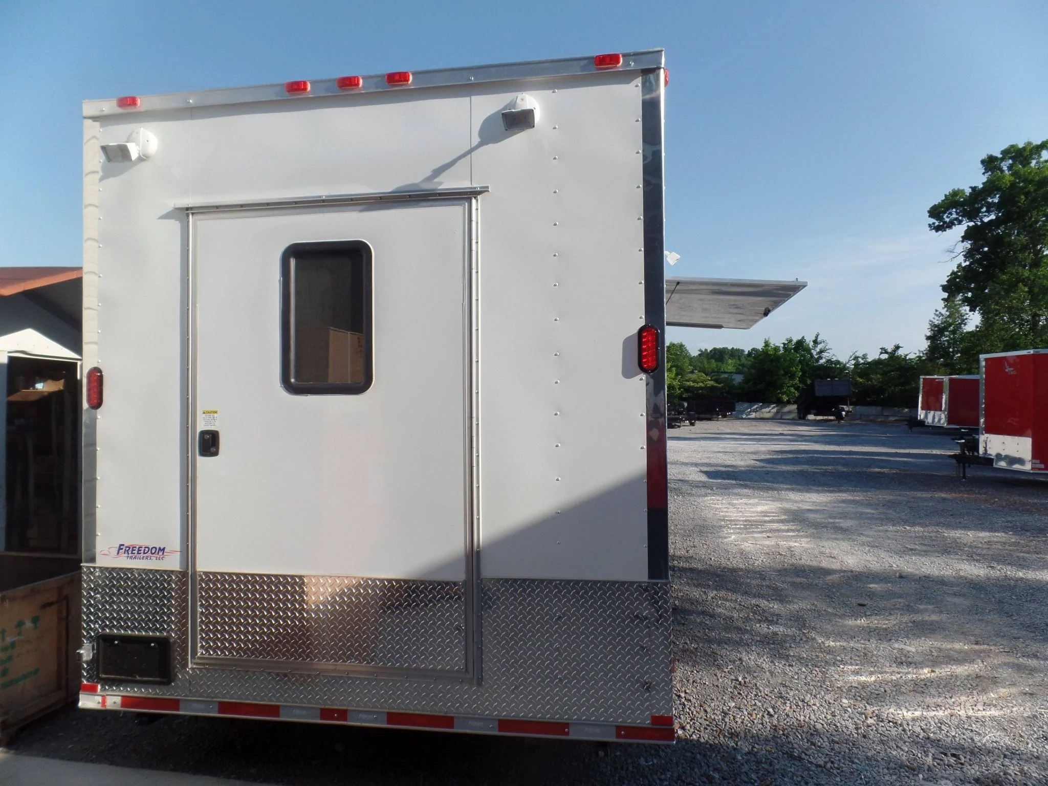 942-8.5-x-32-white-concession-food-trailer-with-appliances-12.webp 8.5' x 32' White Concession Food Trailer With Appliances