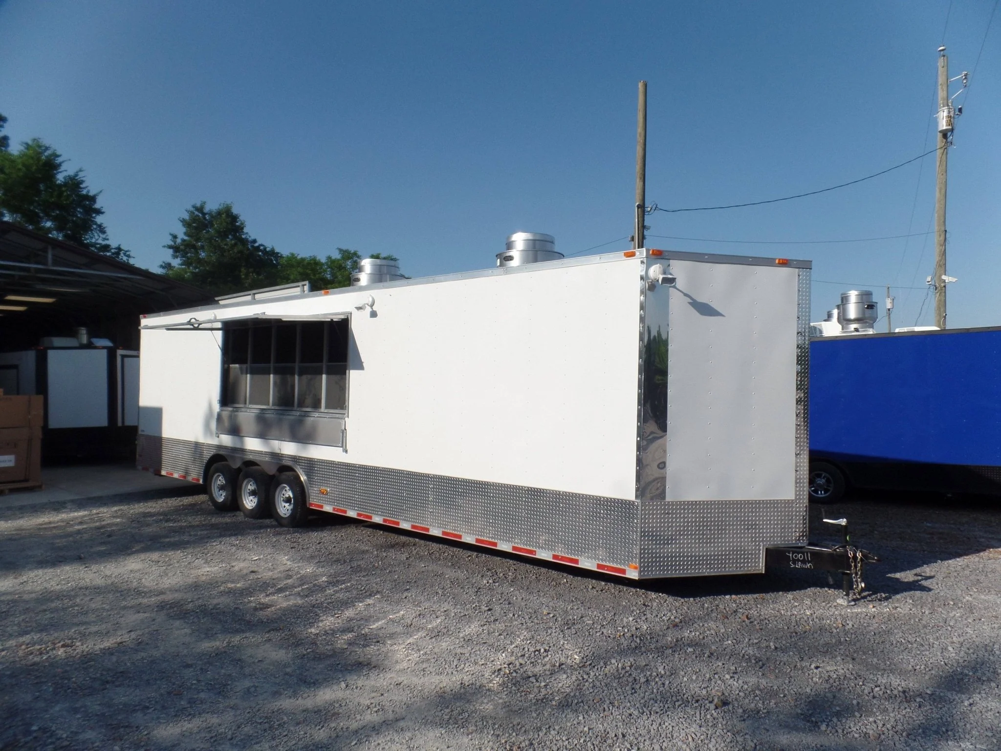 942-8.5-x-32-white-concession-food-trailer-with-appliances-29.webp 8.5' x 32' White Concession Food Trailer With Appliances