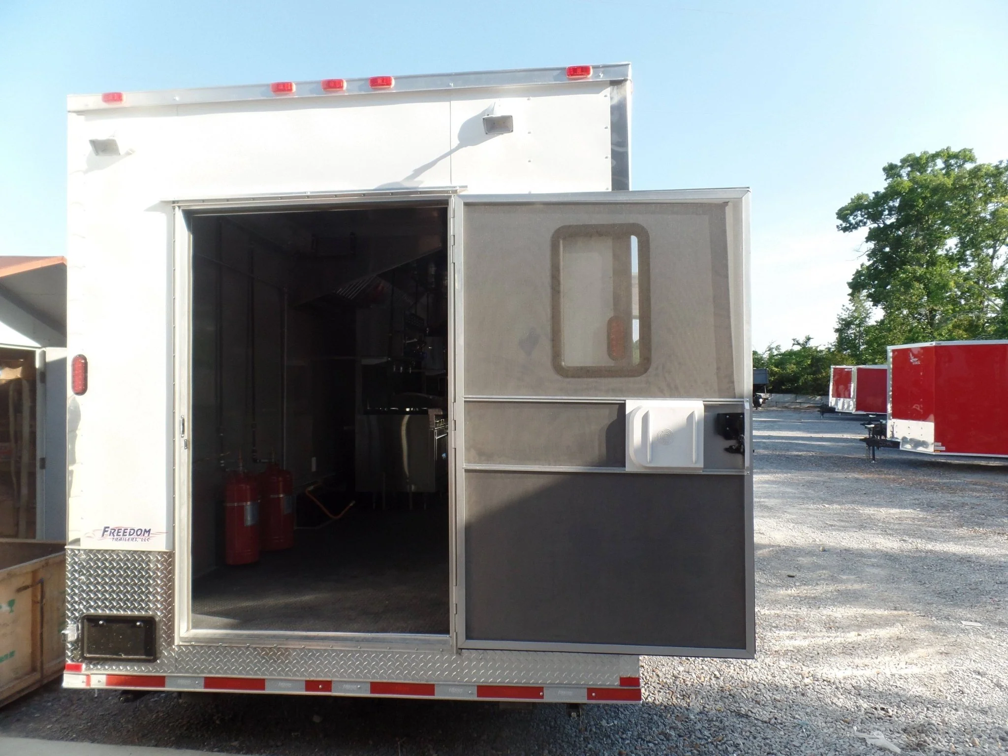 942-8.5-x-32-white-concession-food-trailer-with-appliances-35.webp 8.5' x 32' White Concession Food Trailer With Appliances