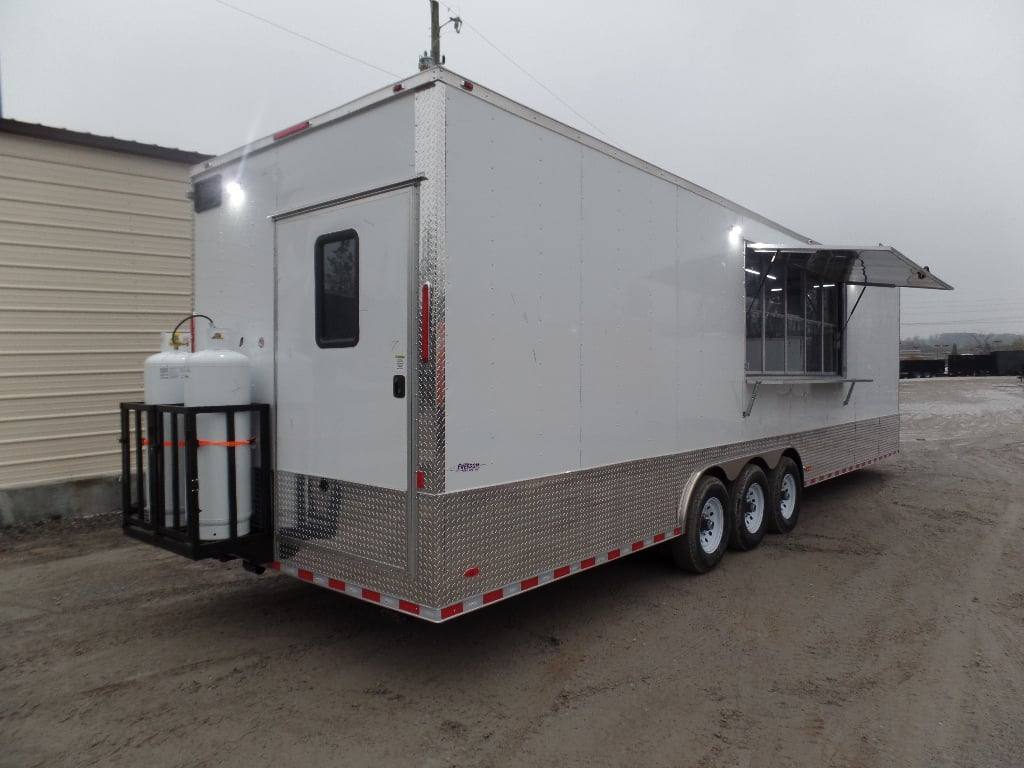 943-8.5-x-32-white-food-concession-trailer-with-appliances-11.jpg 8.5' x 32' White Food Concession Trailer With Appliances