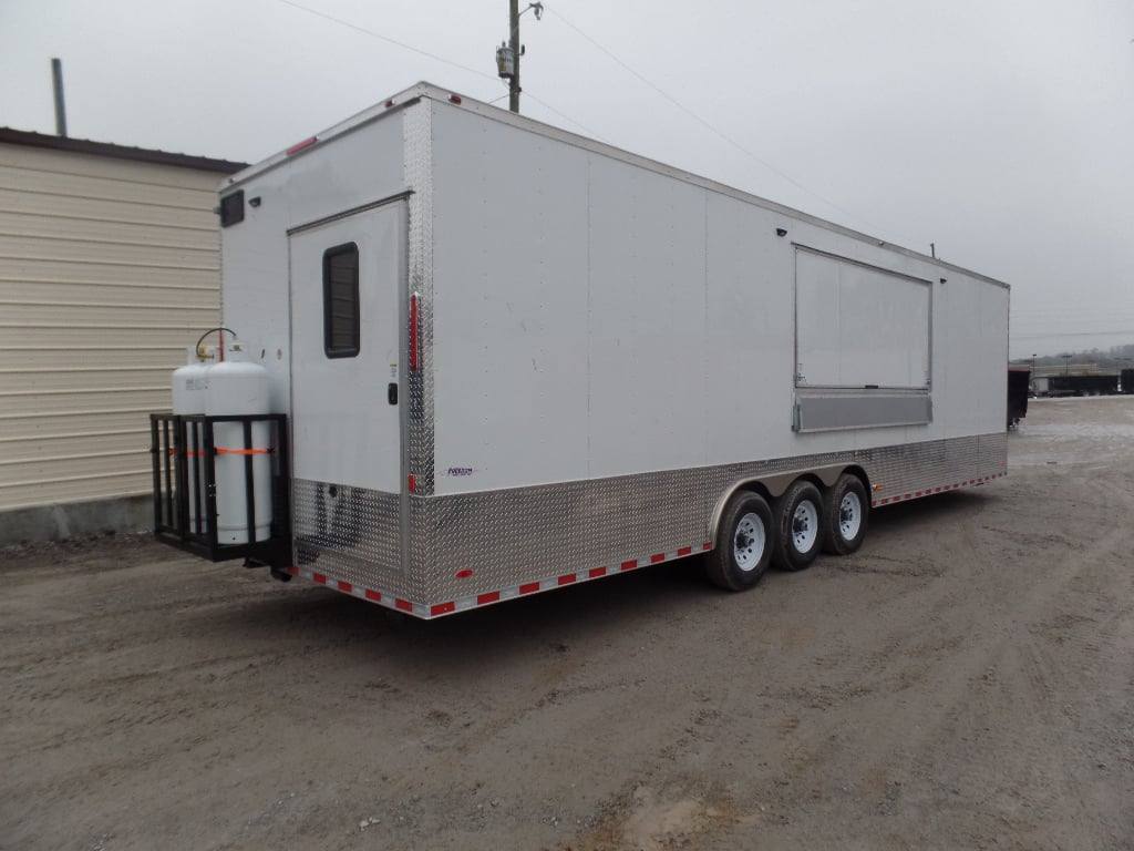 943-8.5-x-32-white-food-concession-trailer-with-appliances-2.jpg 8.5' x 32' White Food Concession Trailer With Appliances