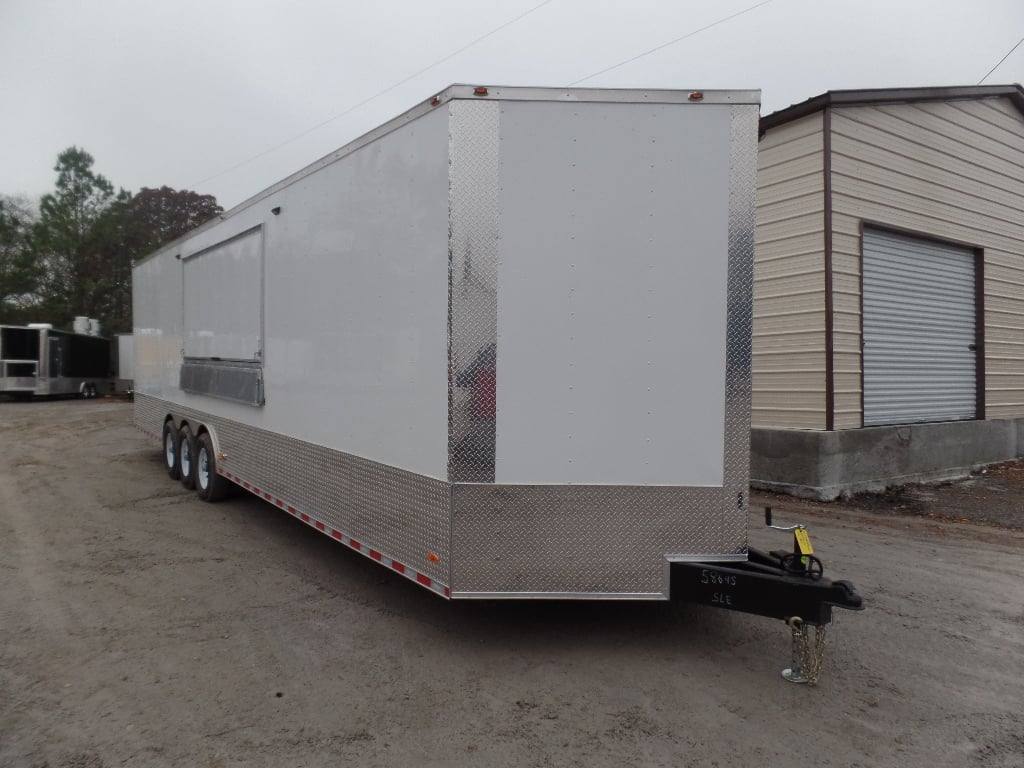 943-8.5-x-32-white-food-concession-trailer-with-appliances-30.jpg 8.5' x 32' White Food Concession Trailer With Appliances