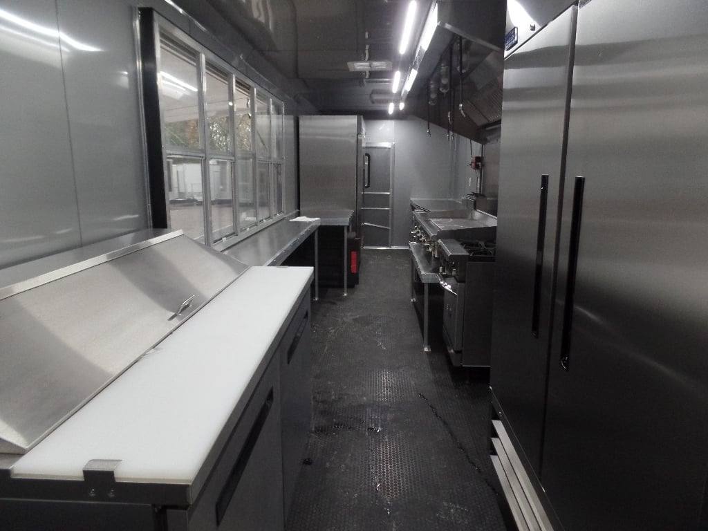 943-8.5-x-32-white-food-concession-trailer-with-appliances-4.jpg 8.5' x 32' White Food Concession Trailer With Appliances