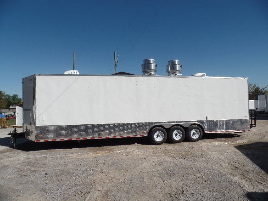944-8.5-x-32-white-fully-enclosed-food-concession-trailer-4.jpg 8.5' x 32' White Fully Enclosed Food Concession Trailer
