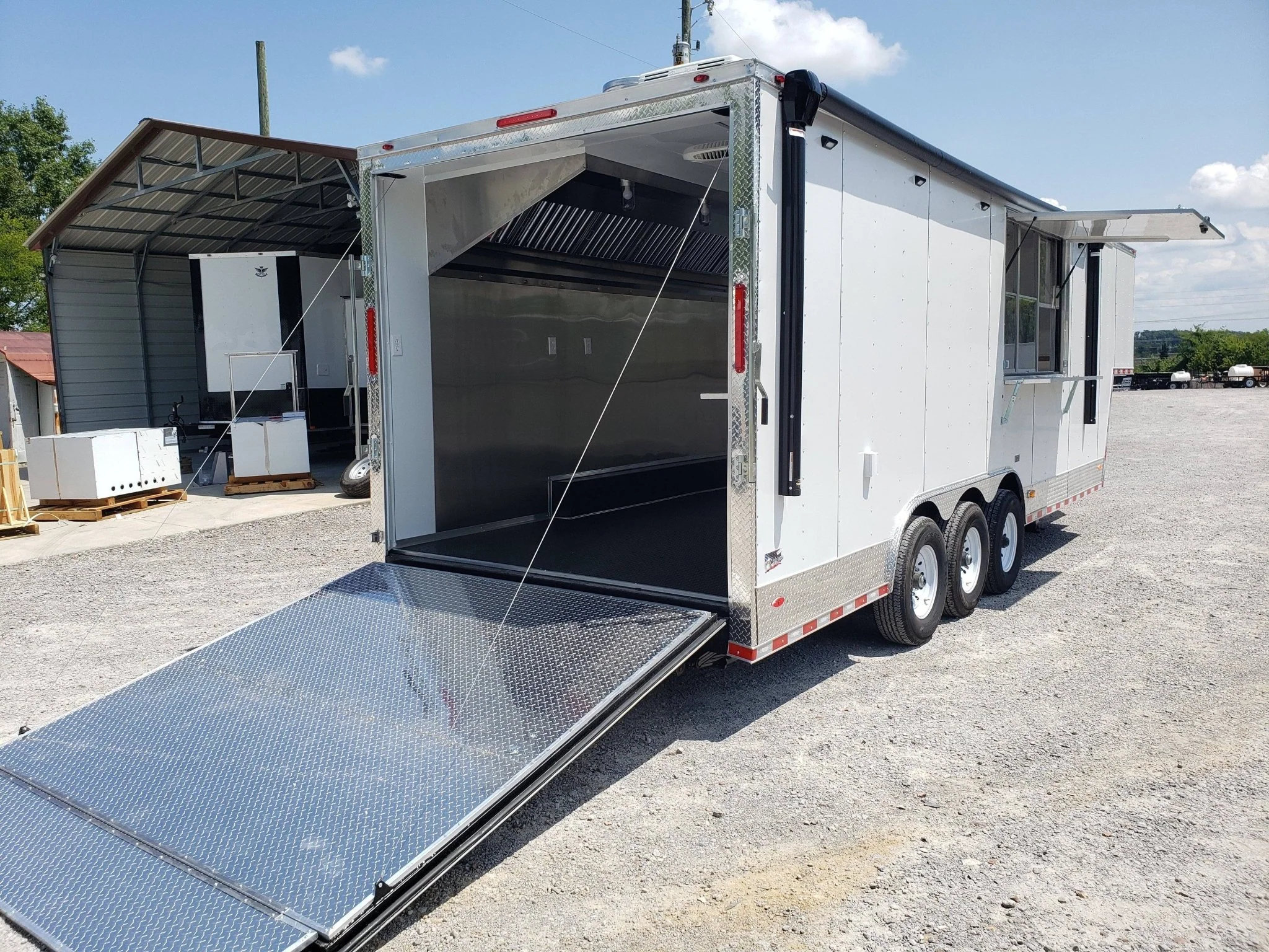 945-8.5-x-32-white-gooseneck-concession-trailer-10.webp 8.5' x 32' White Gooseneck Concession Trailer