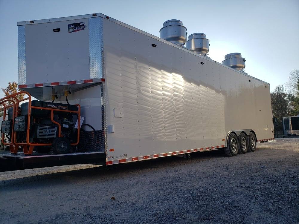 947-8.5-x-32-white-vending-concession-food-trailer-with-appliances-18.jpg 8.5' x 32' White Vending Concession Food Trailer With Appliances