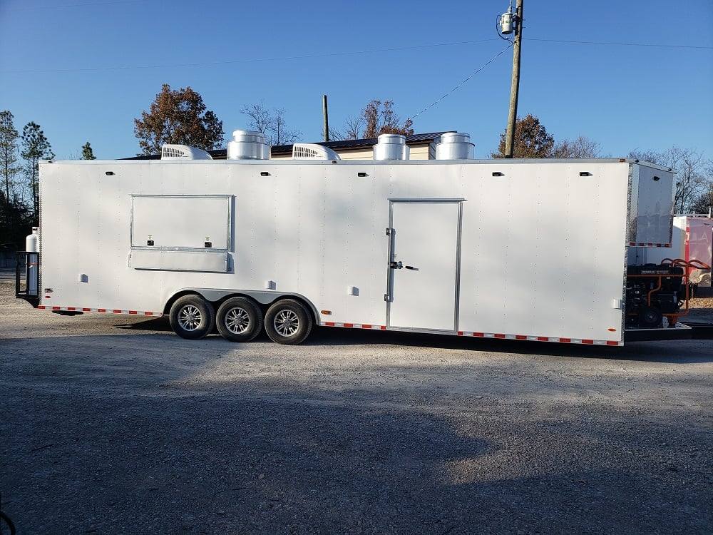 947-8.5-x-32-white-vending-concession-food-trailer-with-appliances-19.jpg 8.5' x 32' White Vending Concession Food Trailer With Appliances