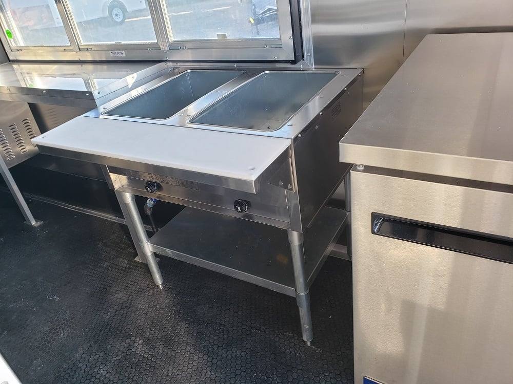 947-8.5-x-32-white-vending-concession-food-trailer-with-appliances-4.jpg 8.5' x 32' White Vending Concession Food Trailer With Appliances