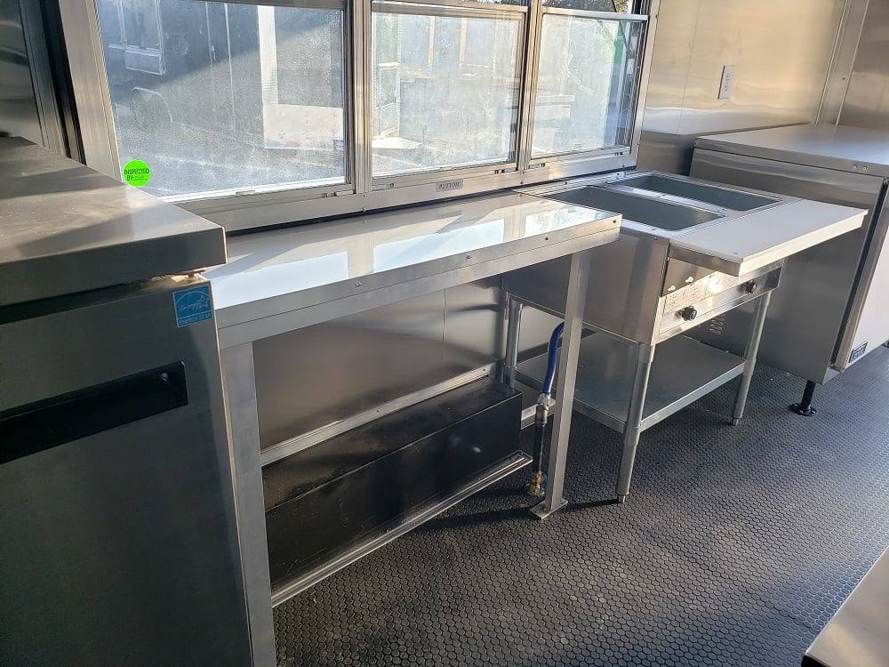 947-8.5-x-32-white-vending-concession-food-trailer-with-appliances-50.jpg 8.5' x 32' White Vending Concession Food Trailer With Appliances