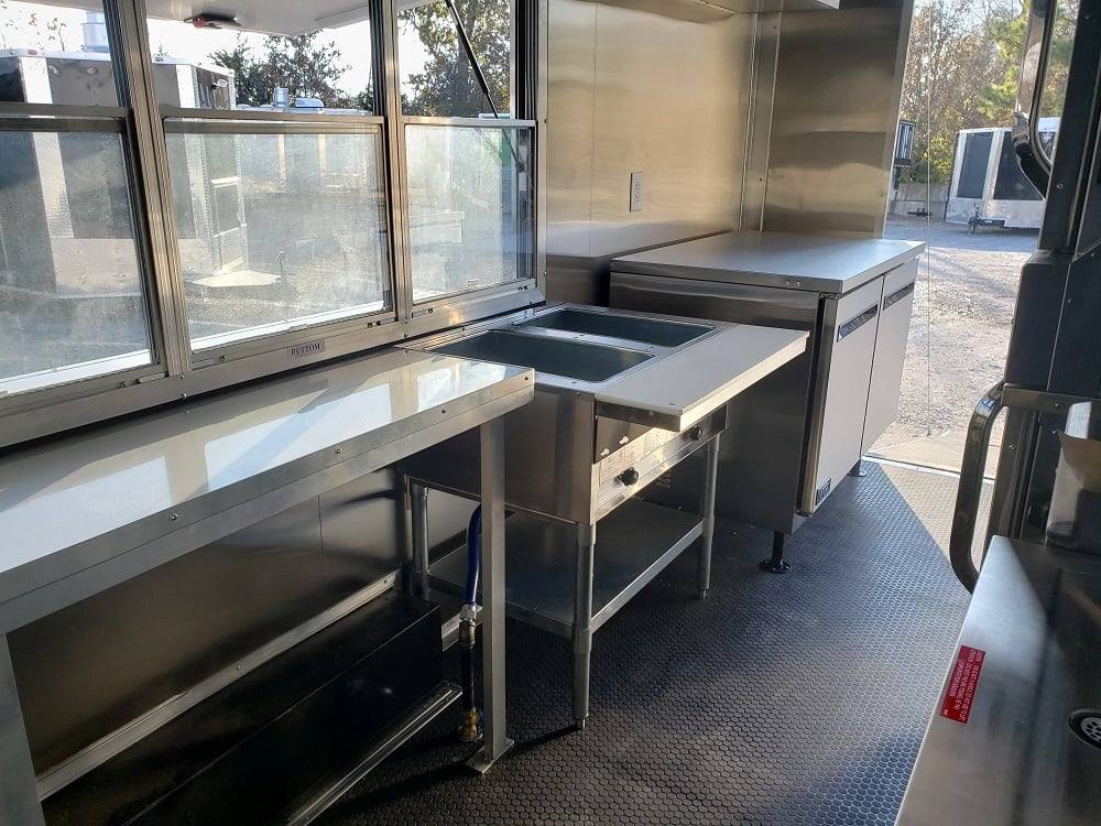 947-8.5-x-32-white-vending-concession-food-trailer-with-appliances-52.jpg 8.5' x 32' White Vending Concession Food Trailer With Appliances