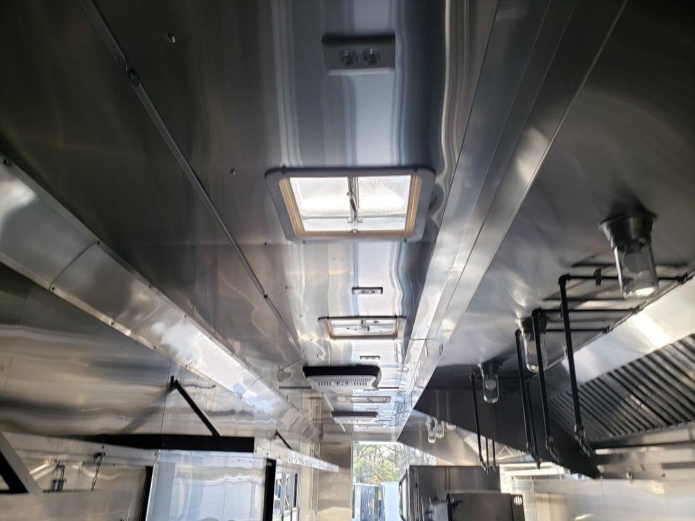 947-8.5-x-32-white-vending-concession-food-trailer-with-appliances-9.jpg 8.5' x 32' White Vending Concession Food Trailer With Appliances