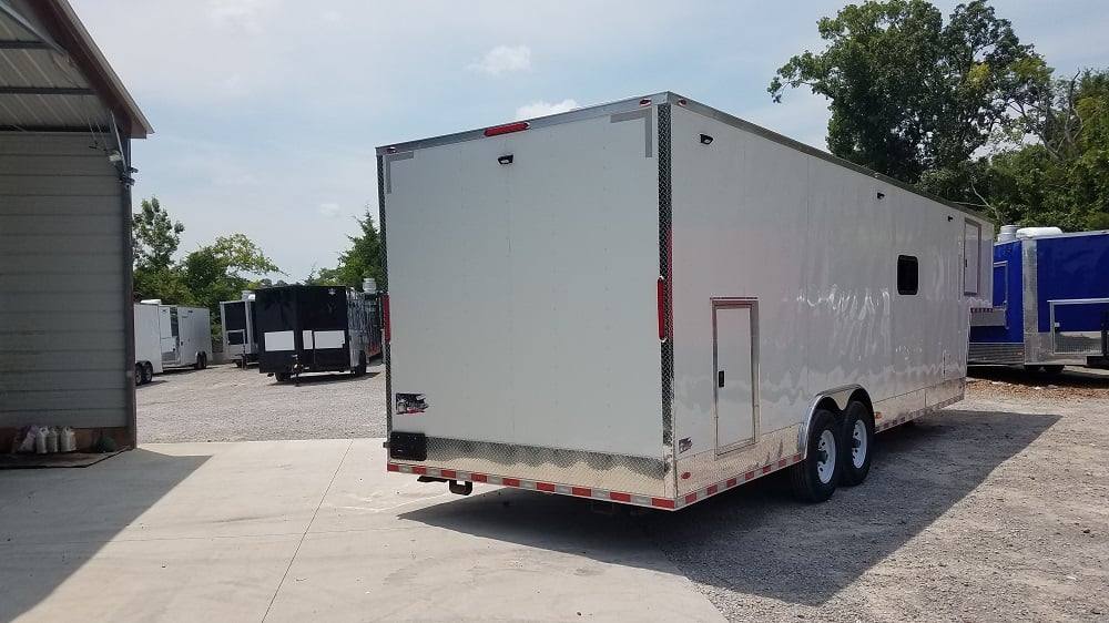 8.5' x 33' White Goose-Neck Mobile Veterinary Clinic