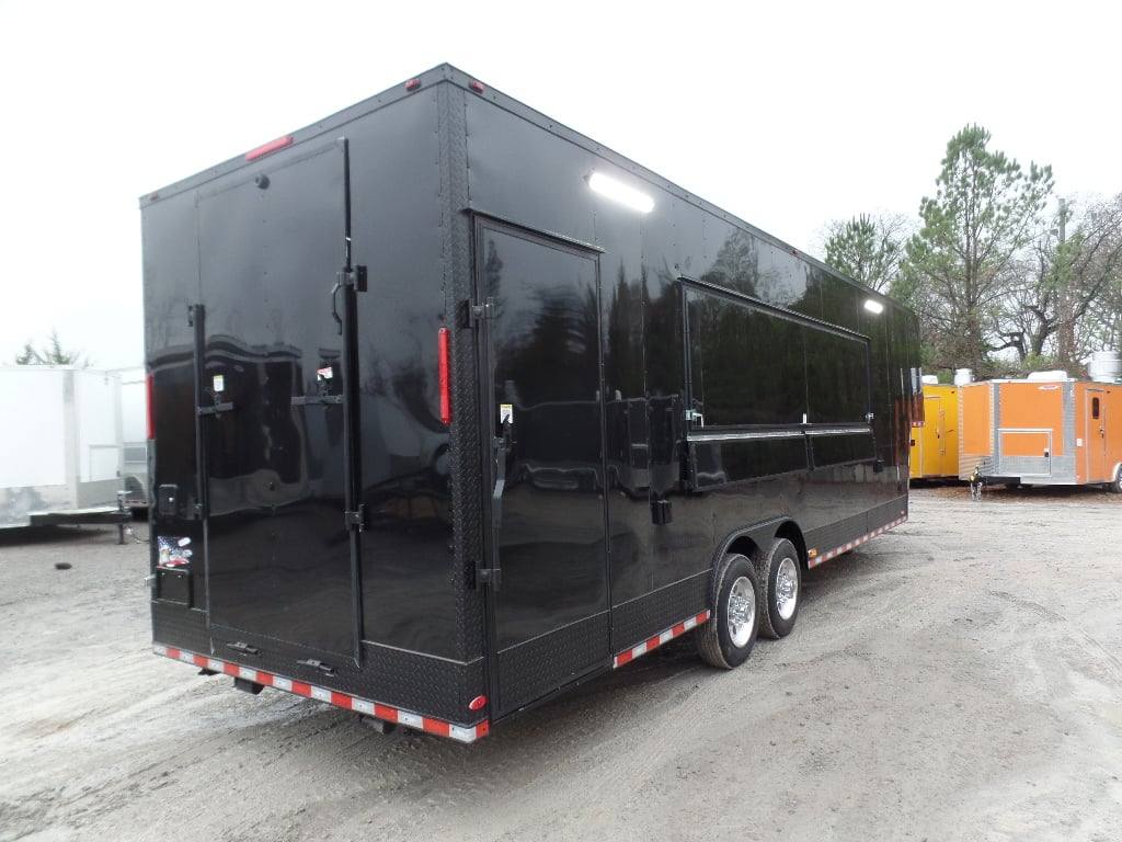 949-8.5-x-34-black-goose-neck-concession-food-trailer-22.jpg 8.5' x 34' Black Goose Neck Concession Food Trailer