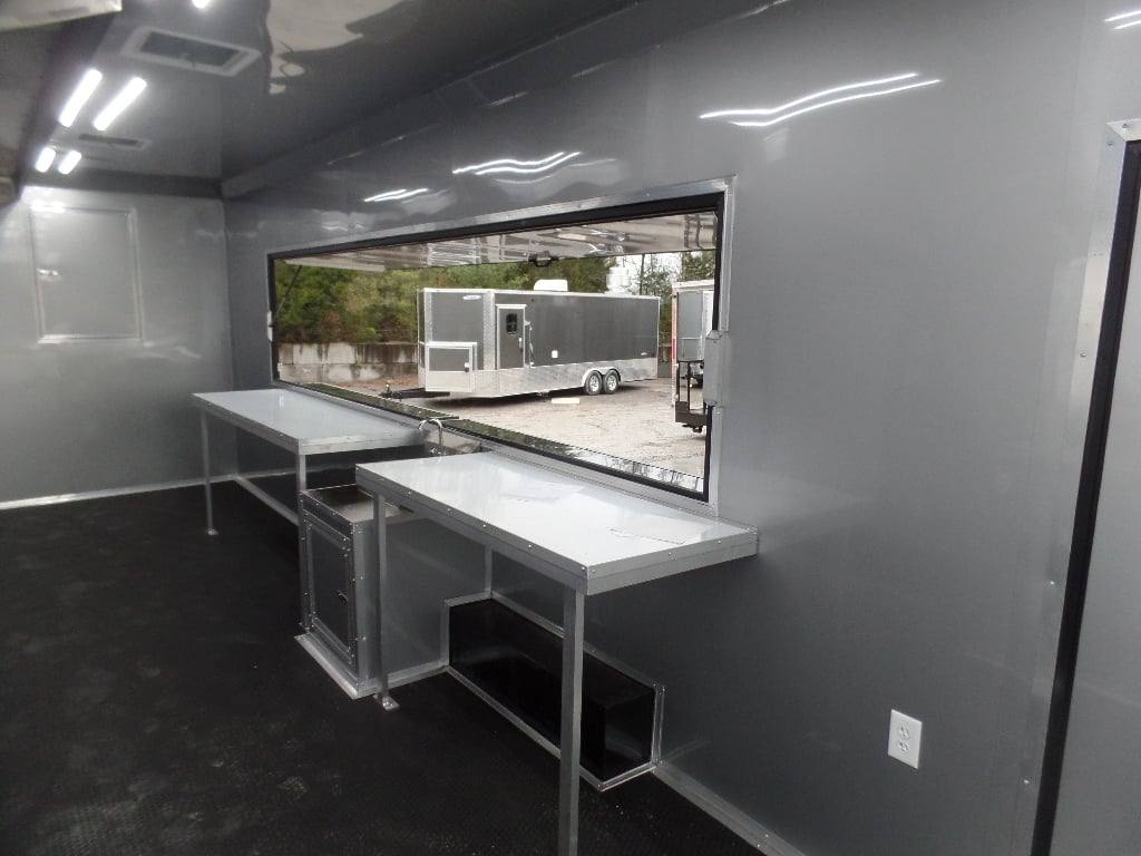 949-8.5-x-34-black-goose-neck-concession-food-trailer-24.jpg 8.5' x 34' Black Goose Neck Concession Food Trailer