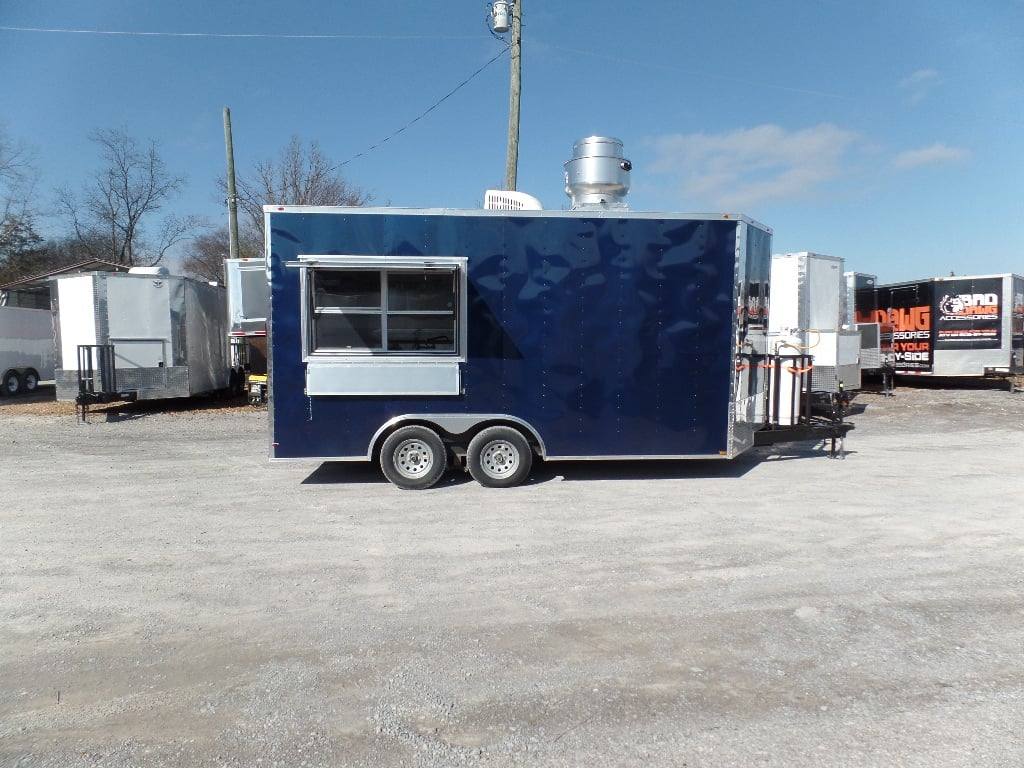 95-8.5-x-16-concession-food-indigo-blue-trailer-with-appliances-1.jpg 8.5' x 16' Concession Food Indigo Blue Trailer With Appliances