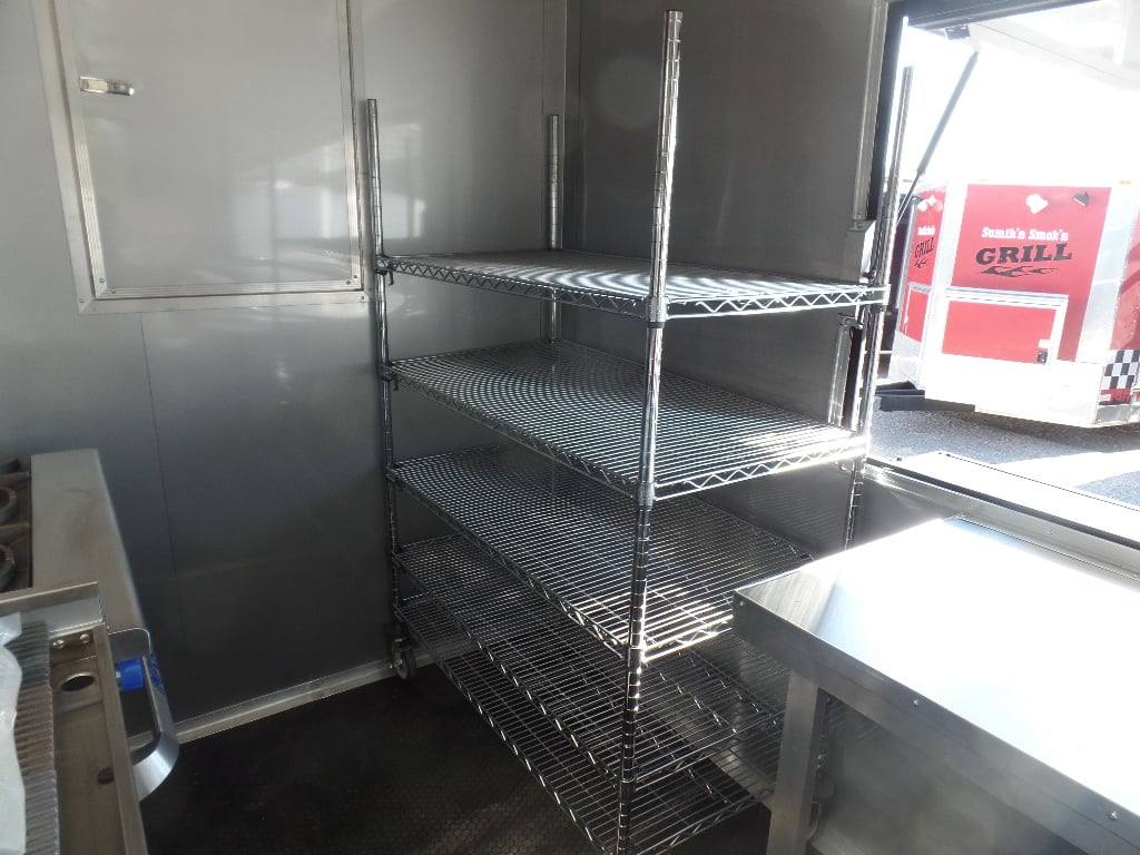 950-8.5-x-34-black-goose-neck-concession-food-trailer-with-appliances-18.jpg 8.5' x 34' Black Goose Neck Concession Food Trailer With Appliances
