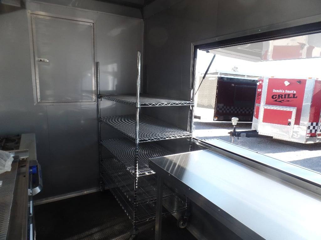 950-8.5-x-34-black-goose-neck-concession-food-trailer-with-appliances-27.jpg 8.5' x 34' Black Goose Neck Concession Food Trailer With Appliances