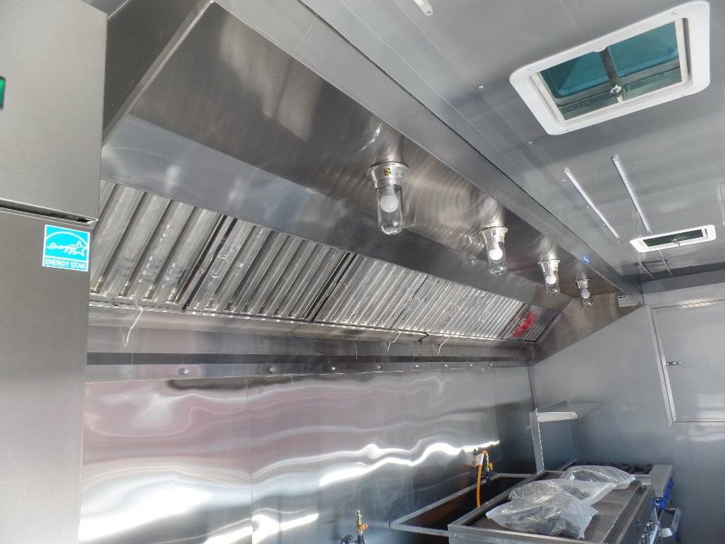 950-8.5-x-34-black-goose-neck-concession-food-trailer-with-appliances-5.jpg 8.5' x 34' Black Goose Neck Concession Food Trailer With Appliances