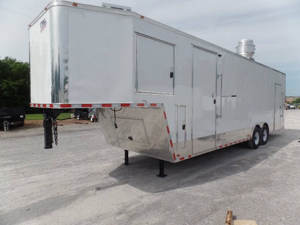 953-8.5-x-34-gooseneck-concession-enclosed-food-event-trailer-1.jpg 8.5' x 34' Gooseneck Concession Enclosed Food Event Trailer