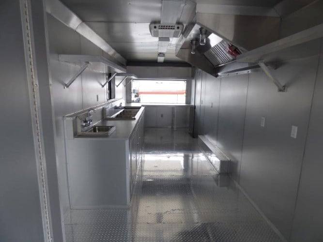 956-8.5-x-34-white-catering-event-concession-food-trailer-19.jpg 8.5' x 34' White Catering Event Concession Food Trailer