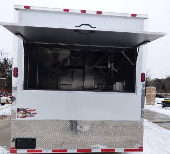 956-8.5-x-34-white-catering-event-concession-food-trailer-3.jpg 8.5' x 34' White Catering Event Concession Food Trailer