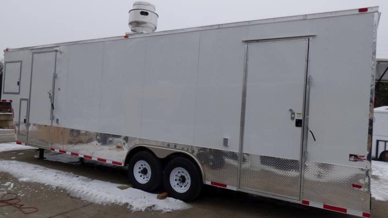 956-8.5-x-34-white-catering-event-concession-food-trailer-30.jpg 8.5' x 34' White Catering Event Concession Food Trailer