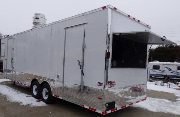 956-8.5-x-34-white-catering-event-concession-food-trailer-34.jpg 8.5' x 34' White Catering Event Concession Food Trailer