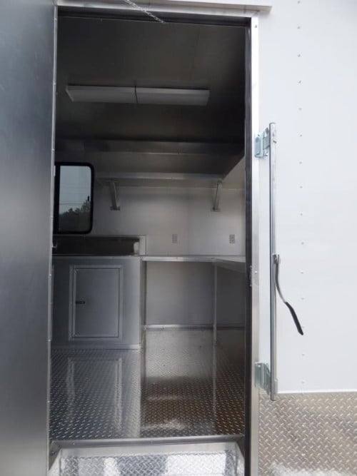 956-8.5-x-34-white-catering-event-concession-food-trailer-6.jpg 8.5' x 34' White Catering Event Concession Food Trailer