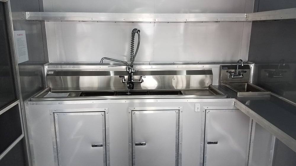 957-8.5-x-35-white-goose-neck-concession-food-trailer-21.jpg 8.5' x 35' White Goose-neck Concession Food Trailer