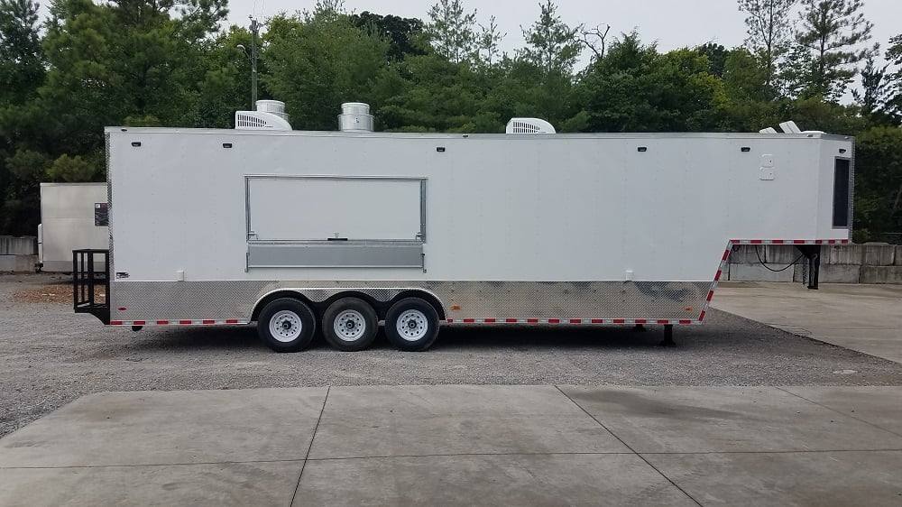 957-8.5-x-35-white-goose-neck-concession-food-trailer-6.jpg 8.5' x 35' White Goose-neck Concession Food Trailer