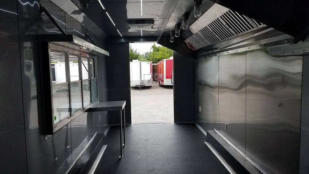 957-8.5-x-35-white-goose-neck-concession-food-trailer-9.jpg 8.5' x 35' White Goose-neck Concession Food Trailer