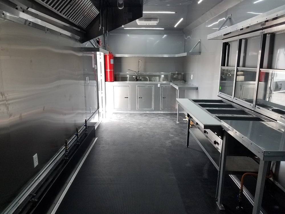 958-8.5-x-35-white-gooseneck-concession-food-trailer-with-appliances-10.jpg 8.5' x 35' White Gooseneck Concession Food Trailer With Appliances