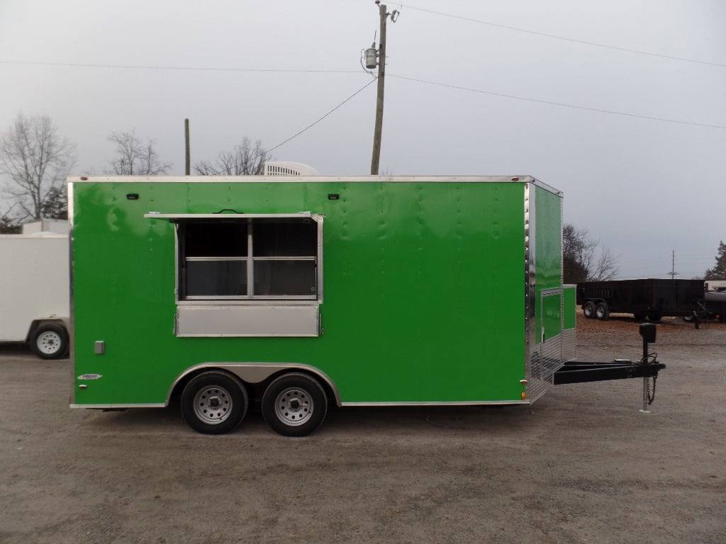 96-8.5-x-16-concession-food-trailer-electric-green-1.jpg 8.5' x 16' Concession Food Trailer Electric Green