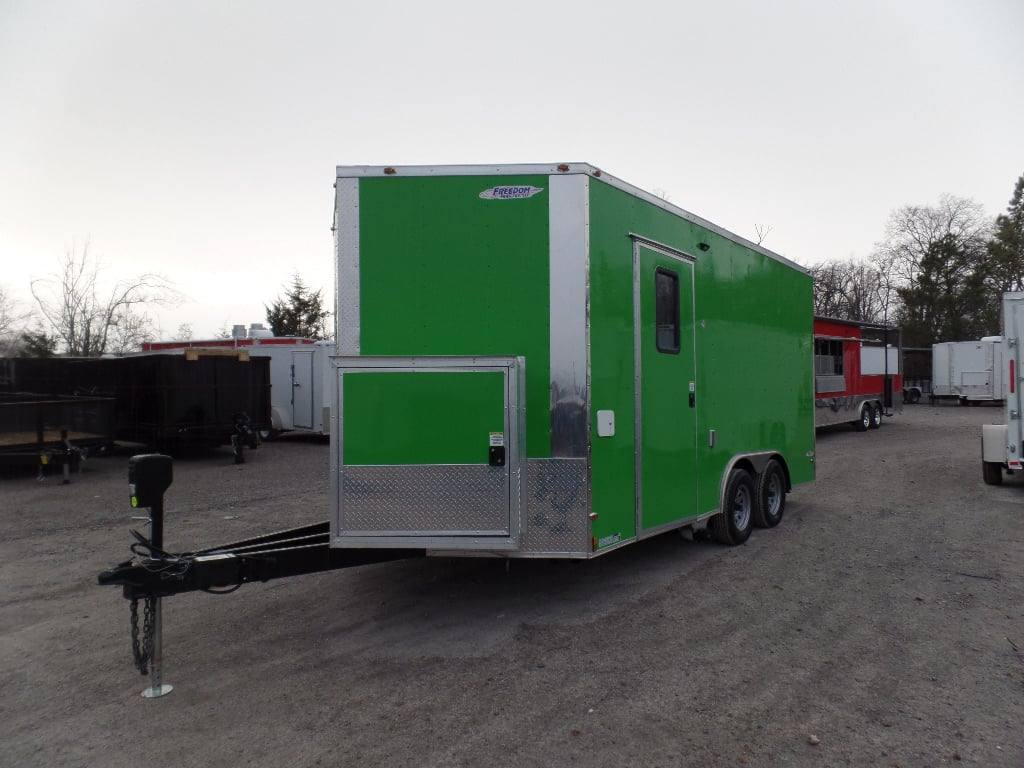 96-8.5-x-16-concession-food-trailer-electric-green-9.jpg 8.5' x 16' Concession Food Trailer Electric Green