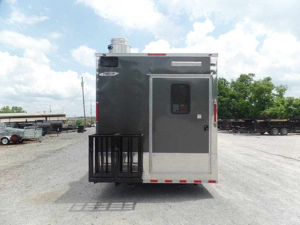 961-8.5-x-36-gooseneck-charcoal-grey-concession-food-catering-trailer-8.jpg 8.5' x 36' Gooseneck Charcoal Grey Concession Food Catering Trailer