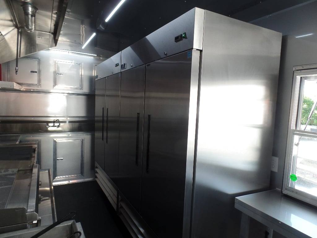 962-8.5-x-36-gooseneck-charcoal-grey-concession-food-trailer-with-appliances-12.jpg 8.5' x 36' Gooseneck Charcoal Grey Concession Food Trailer With Appliances