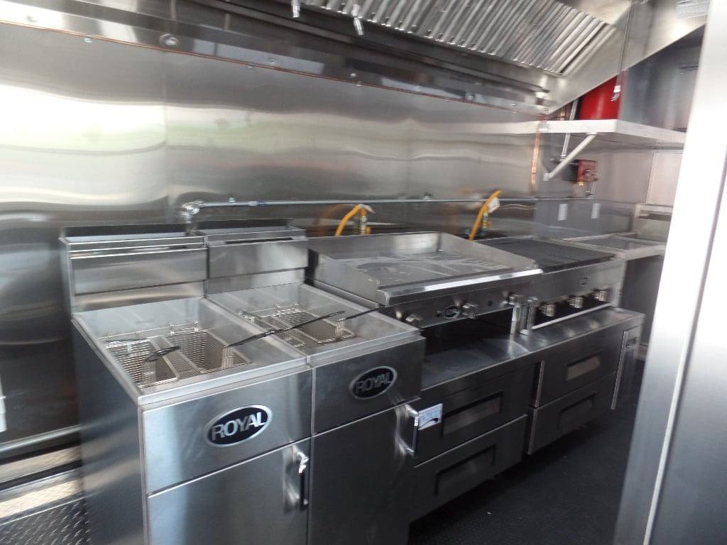 962-8.5-x-36-gooseneck-charcoal-grey-concession-food-trailer-with-appliances-22.jpg 8.5' x 36' Gooseneck Charcoal Grey Concession Food Trailer With Appliances