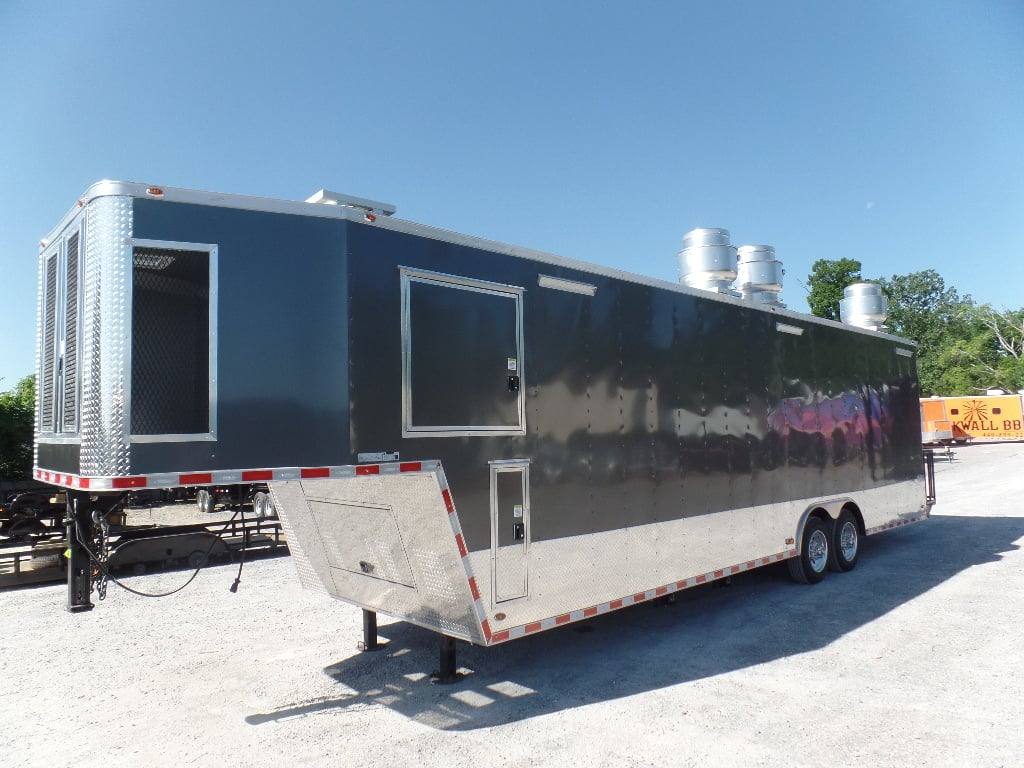 962-8.5-x-36-gooseneck-charcoal-grey-concession-food-trailer-with-appliances-24.jpg 8.5' x 36' Gooseneck Charcoal Grey Concession Food Trailer With Appliances